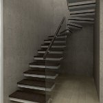 Бетонная лестница в частном доме и ее особенности